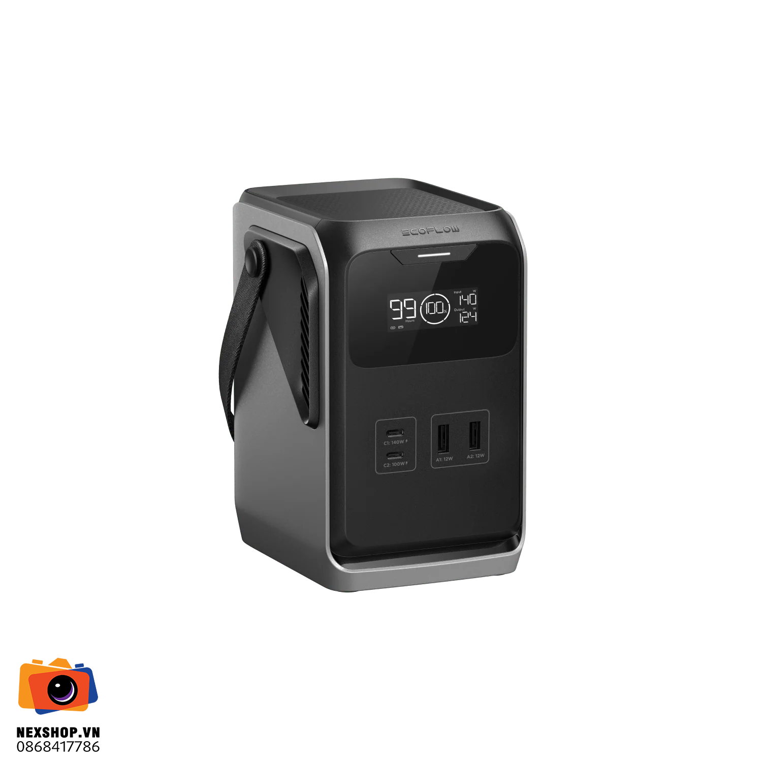 Trạm điện di động EcoFlow Trail 200 DC | 192Wh 220W | Hàng chính hãng