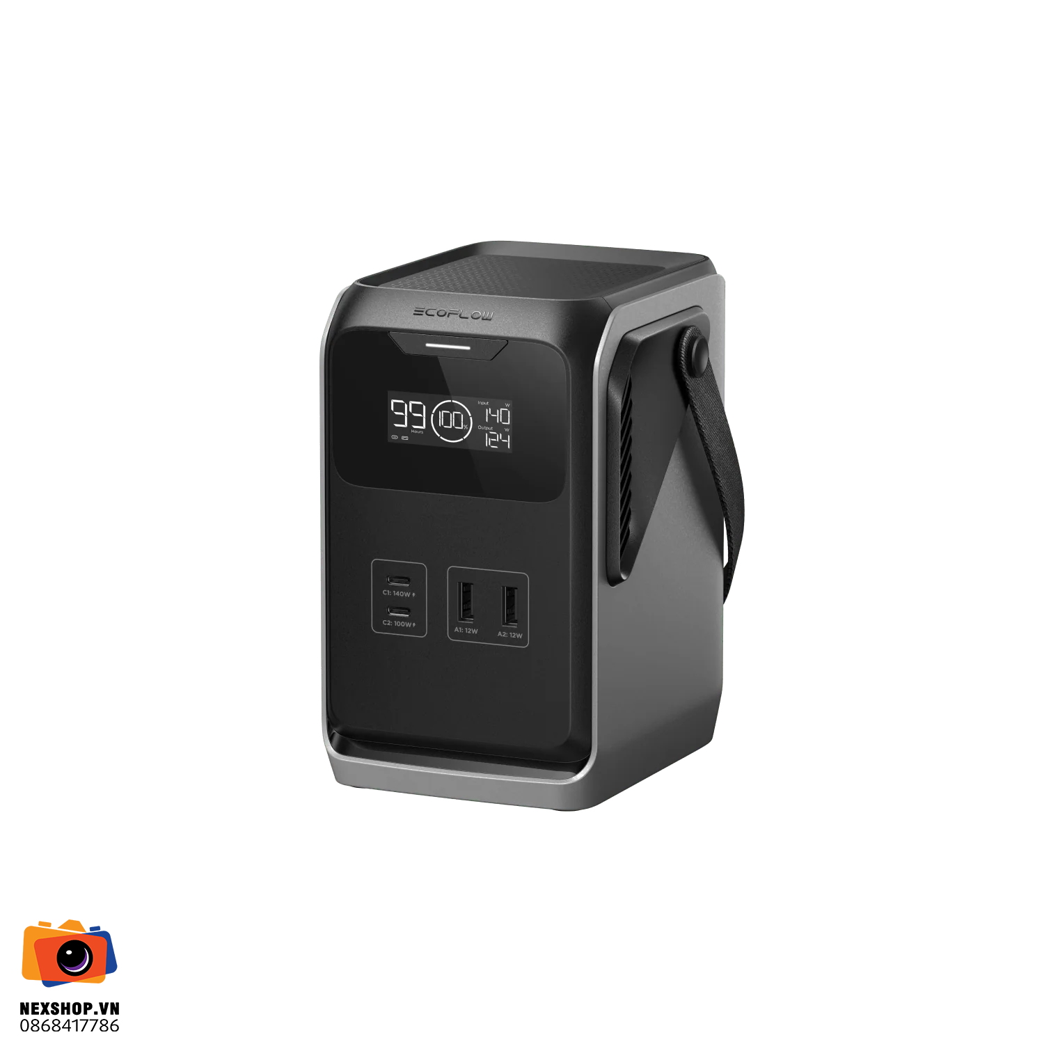 Trạm điện di động EcoFlow Trail 200 DC | 192Wh 220W | Hàng chính hãng