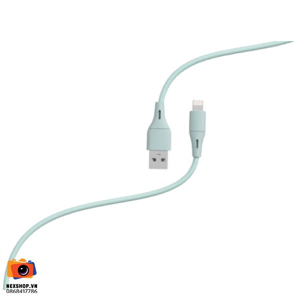 Cáp USB-A to Lightning 1m Halo Travel L2L | Xanh