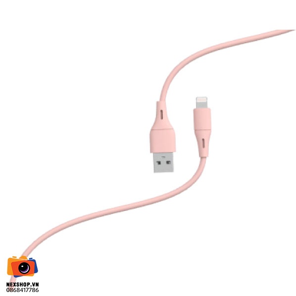 Cáp USB-A to Lightning 1m Halo Travel L2L | Hồng | Chính hãng - chi tiết sản phẩm