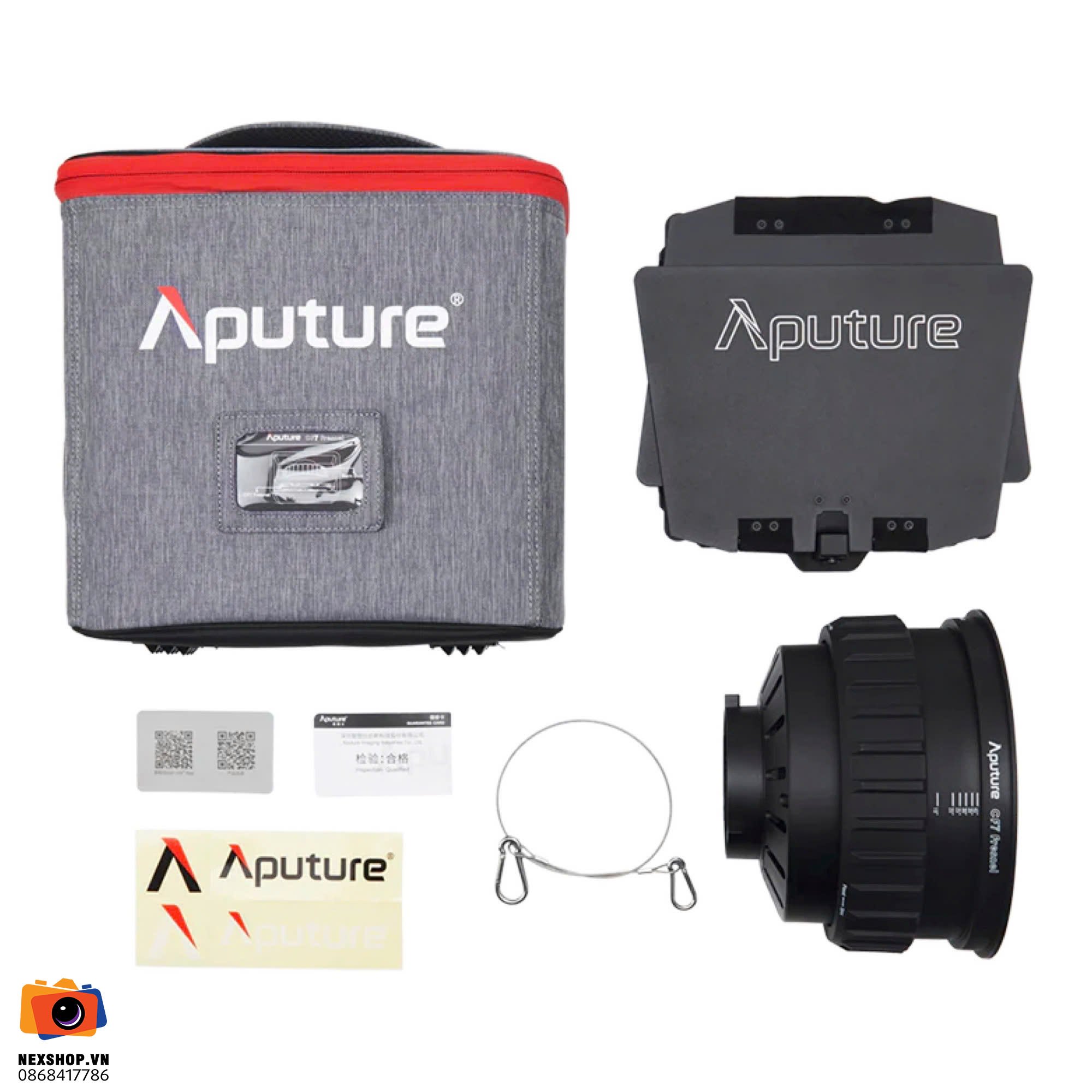 Aputure CF7 Fresnel & Barndoors Kit | Chính Hãng