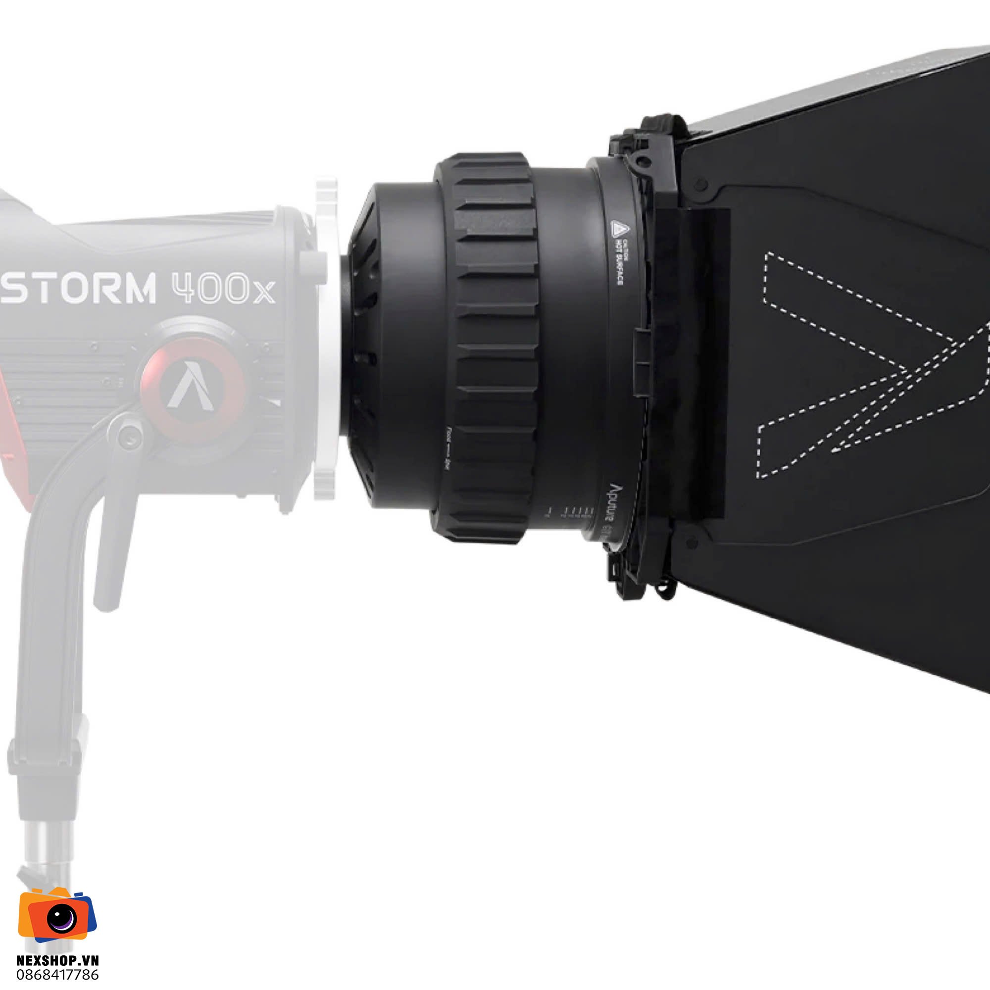 Aputure CF7 Fresnel & Barndoors Kit | Chính Hãng