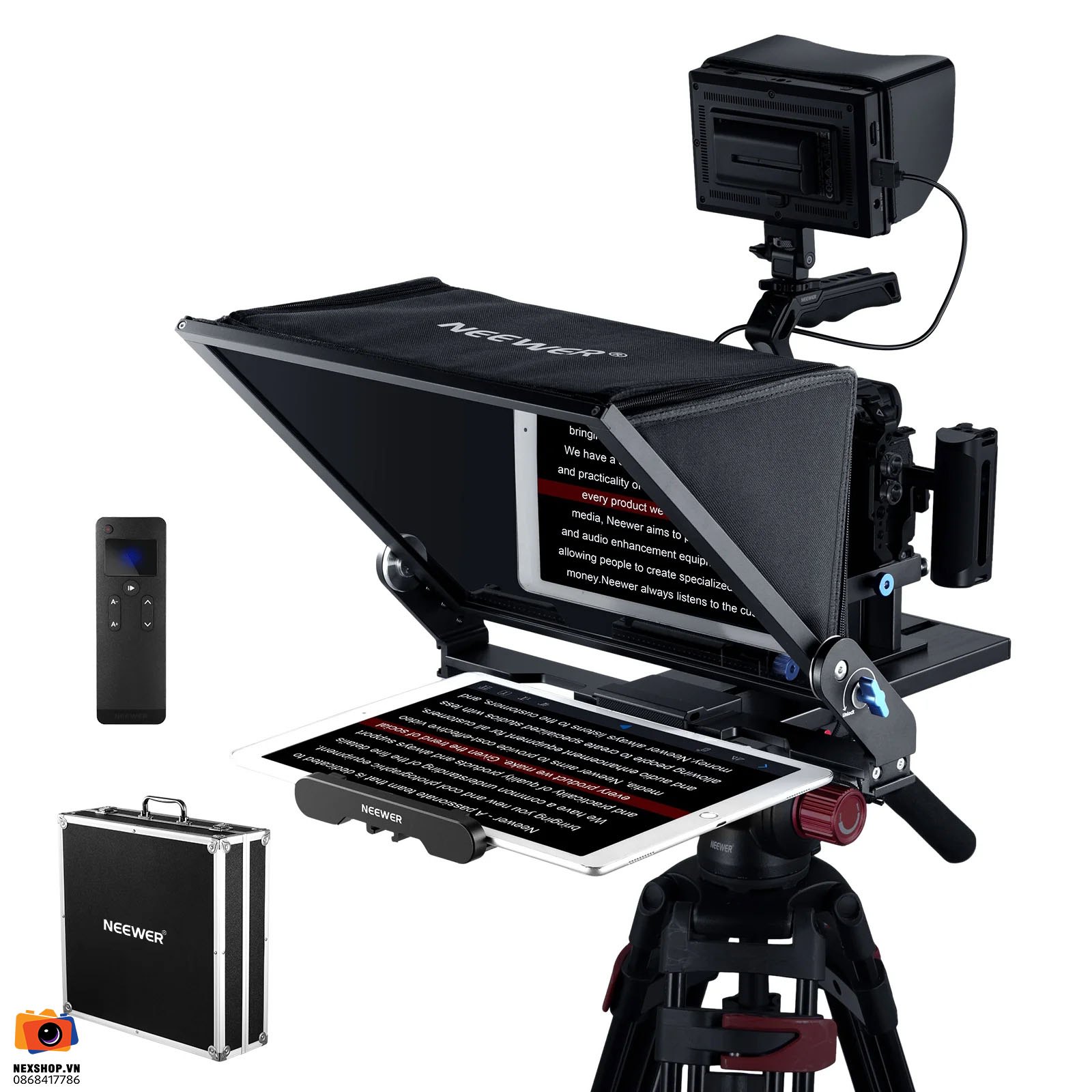 Máy nhắc chữ điều khiển từ xa NEEWER X17 II Remote Teleprompter | Chính Hãng