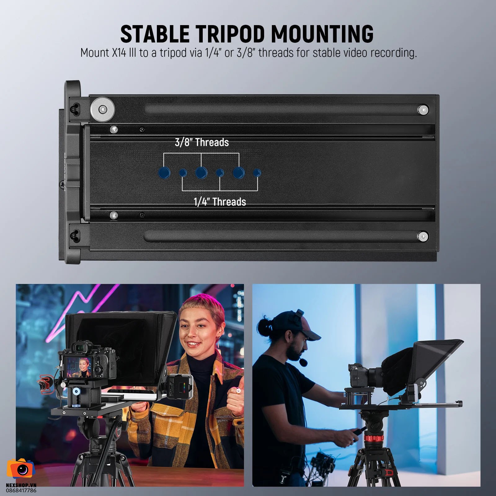 Máy nhắc chữ điều khiển từ xa NEEWER X14 III Remote Teleprompter | Chính Hãng