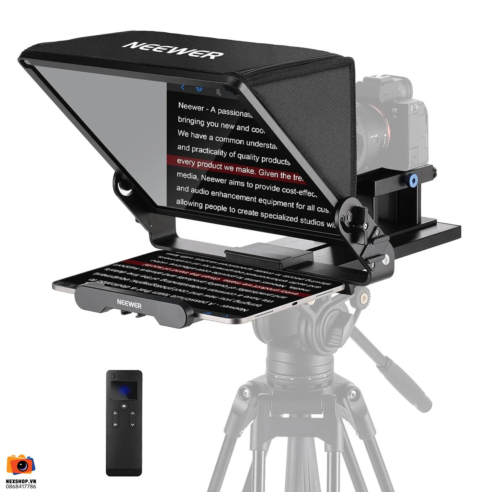 Máy nhắc chữ điều khiển từ xa NEEWER X14 III Remote Teleprompter | Chính Hãng