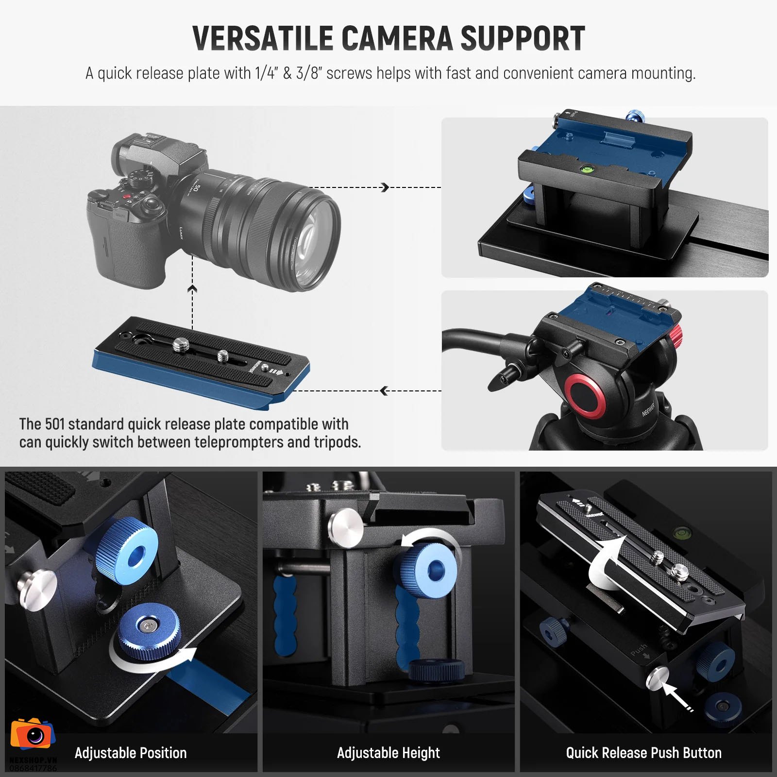 Máy nhắc chữ điều khiển từ xa NEEWER X17 II Remote Teleprompter | Chính Hãng