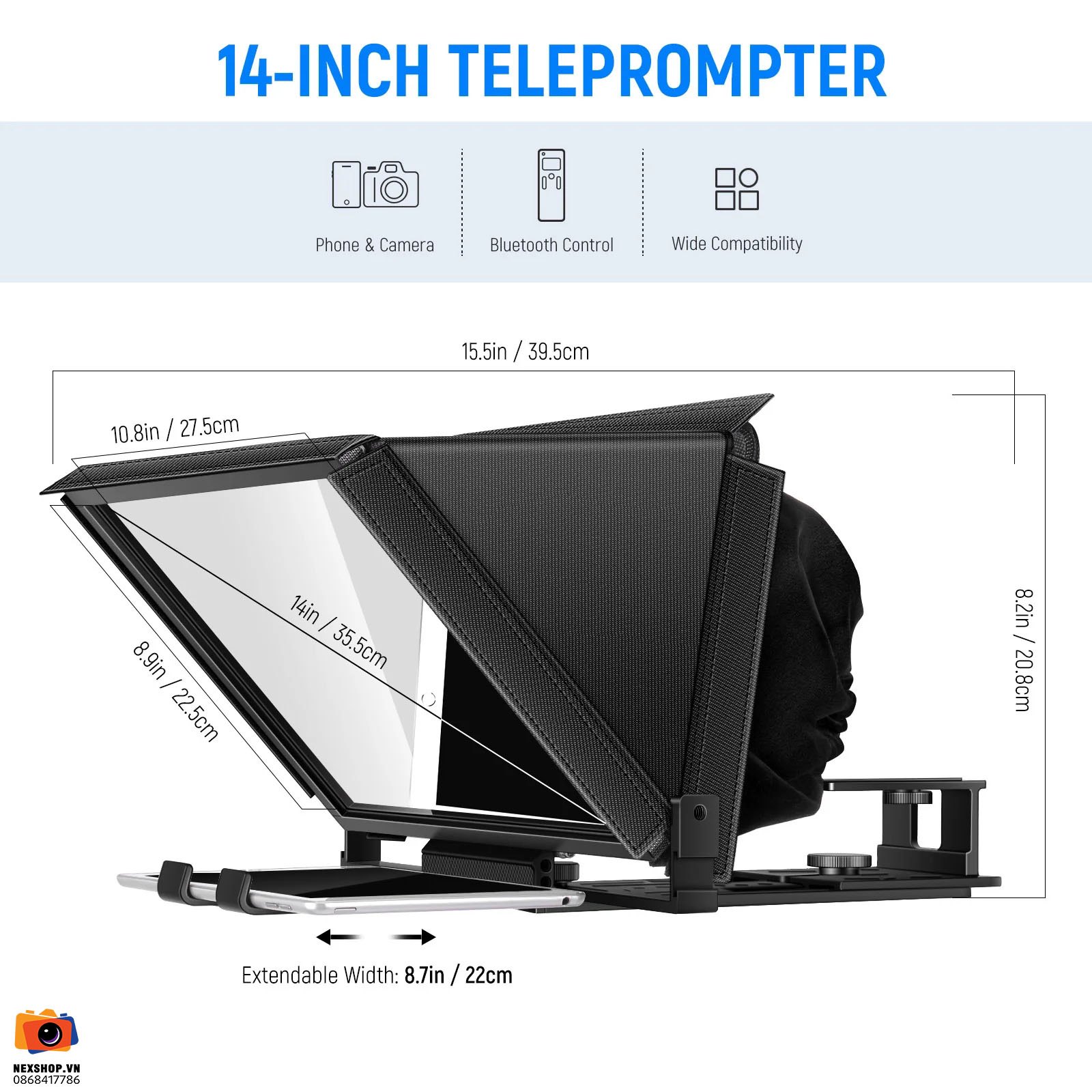 Máy Nhắc Chữ Điều Khiển Từ Xa NEEWER X12 Remote Teleprompter | Chính Hãng