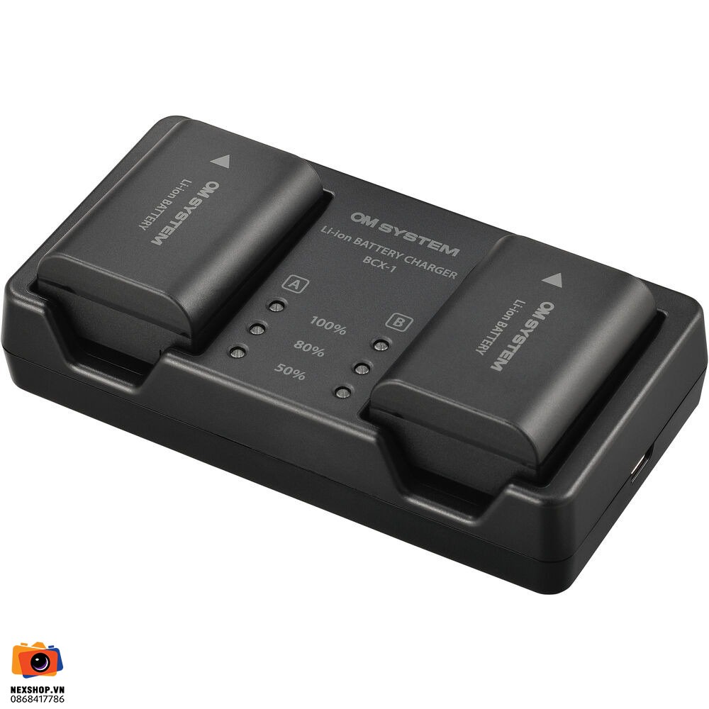 Bộ sạc kèm pin Lithium Ion OM SYSTEM SBCX-1