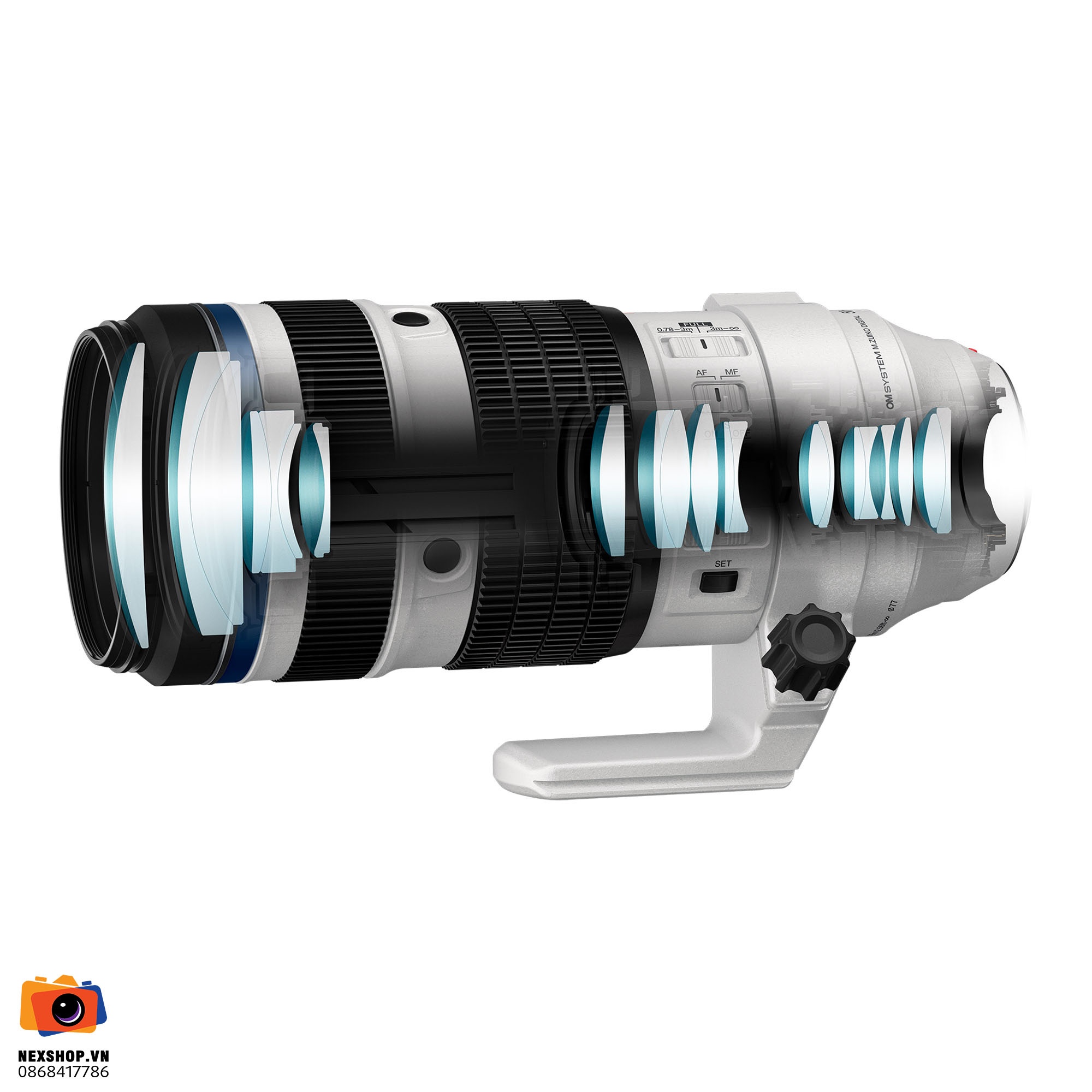Ống kính OM SYSTEM M.Zuiko Digital ED 50-200mm F2.8 IS PRO | Chính hãng