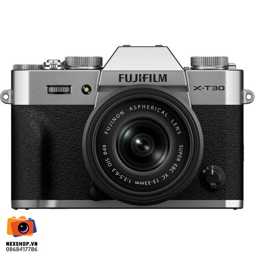 Máy ảnh Fujifilm X-T30 III 13-33mm f/3.5-6.3 Kit | Màu Bạc | Hàng chính hãng