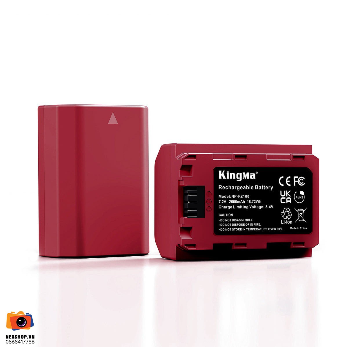 Pin Kingma FZ-100 2600mAh | Chính hãng | Nexshop.vn - thiết kế và phụ kiện