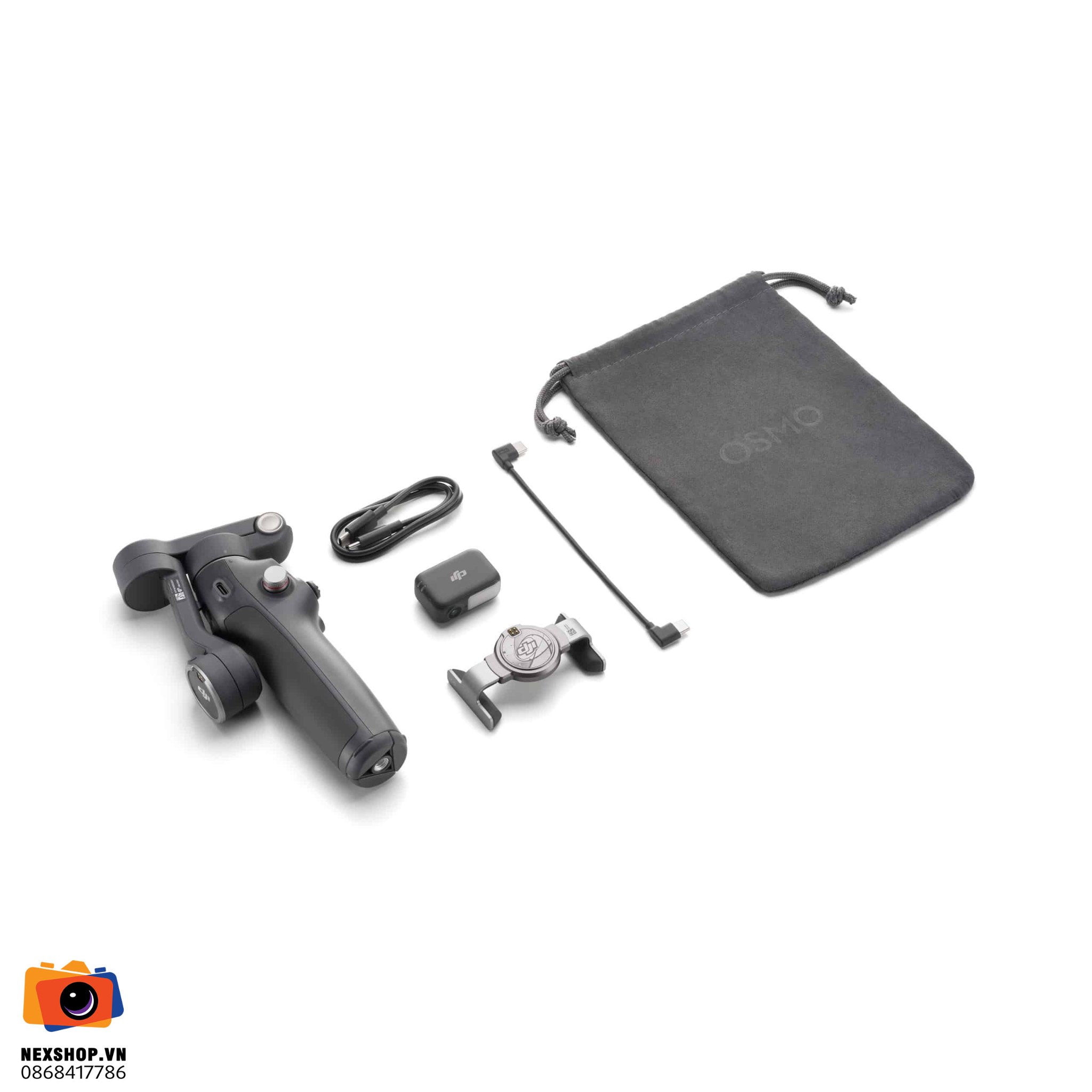 DJI Osmo Mobile 8 | Gimbal chống rung điện thoại chính hãng - cấu hình hộp sạc
