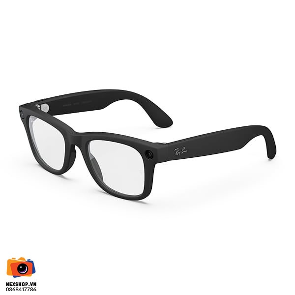 Kính Meta Ray-Ban Wayfarer Gen 2 | Matte Black/Clear | Chính hãng - thiết kế và phụ kiện