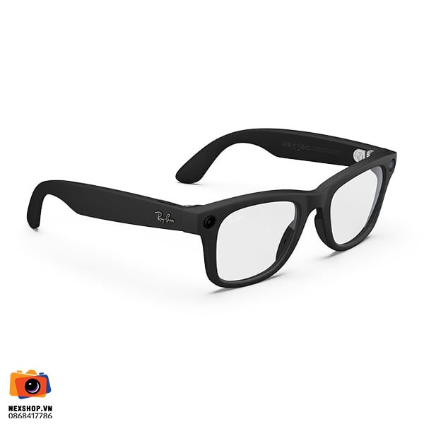 Kính Meta Ray-Ban Wayfarer Gen 2 | Matte Black/Clear