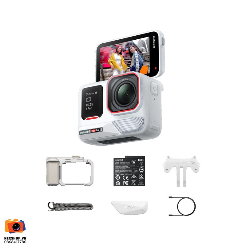 Insta360 Ace Pro 2 (Arctic White) | Xplorer Bundle | Chính hãng