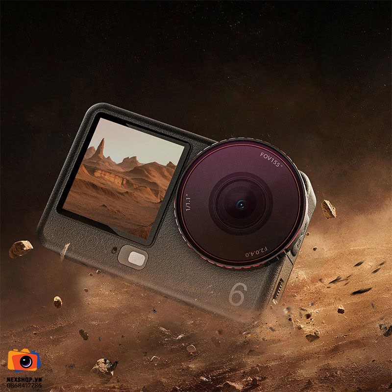 Bộ 4 Filter STARTRC cho DJI OSMO ACTION 6 | CPL, ND8, ND16, ND32 - mặt sau và phụ kiện đi kèm