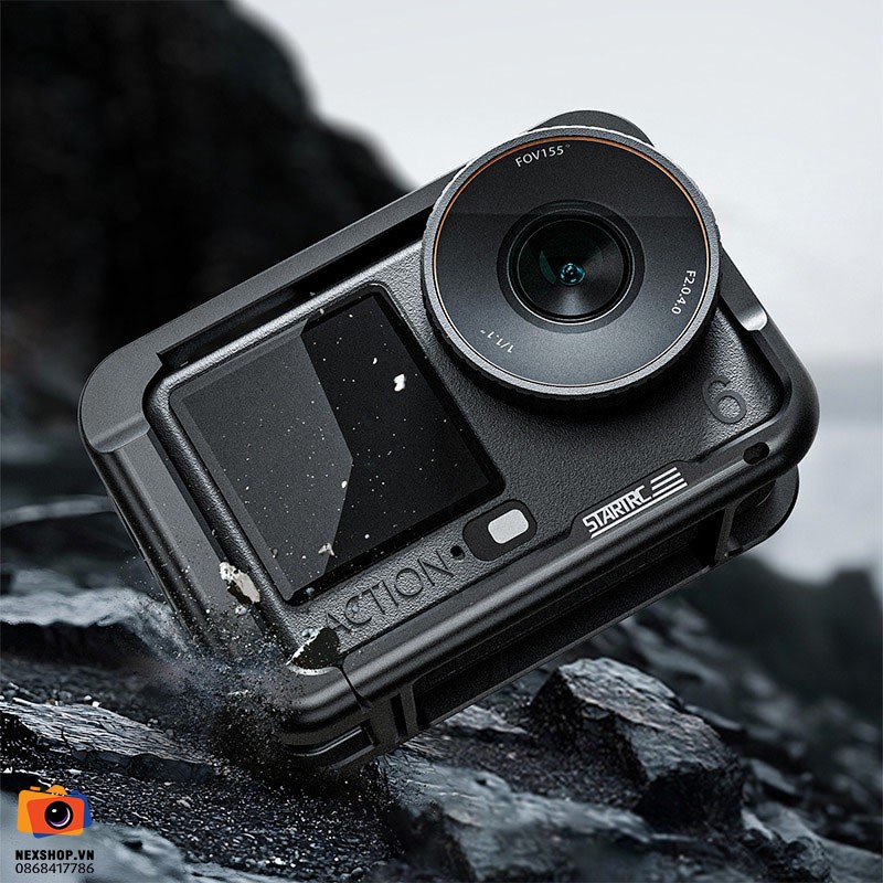 STARTRC Lightweight Metal Cage for DJI OSMO Action 6 | Chính hãng - cấu hình hộp sạc
