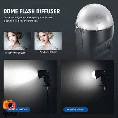 Diffuser Dome for Neewer Z1 Flash | Chính hãng