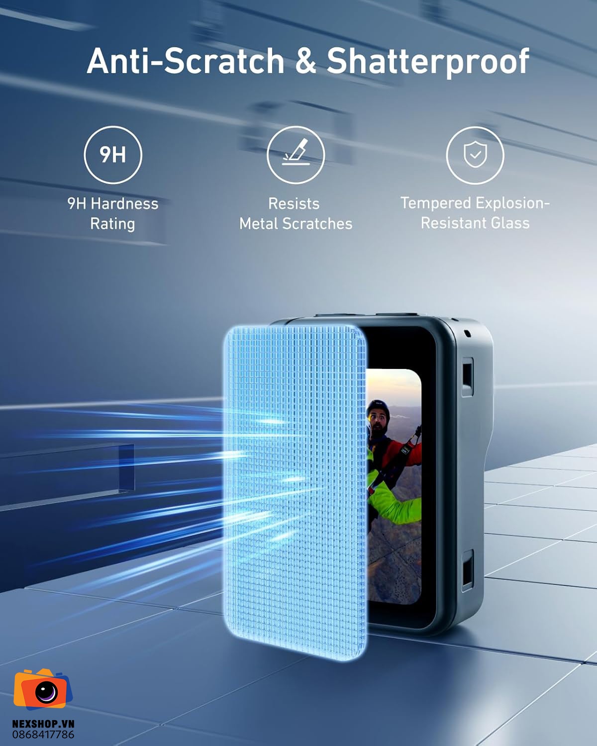 Miếng dán bảo vệ màn hình TELESIN cho Insta360 Go Ultra - khả năng kết nối thiết bị