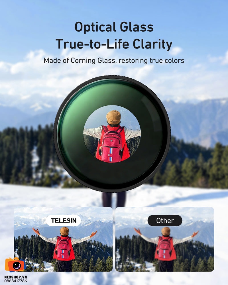 TELESIN Go Ultra Filter Set (CPL + ND8/16/32)