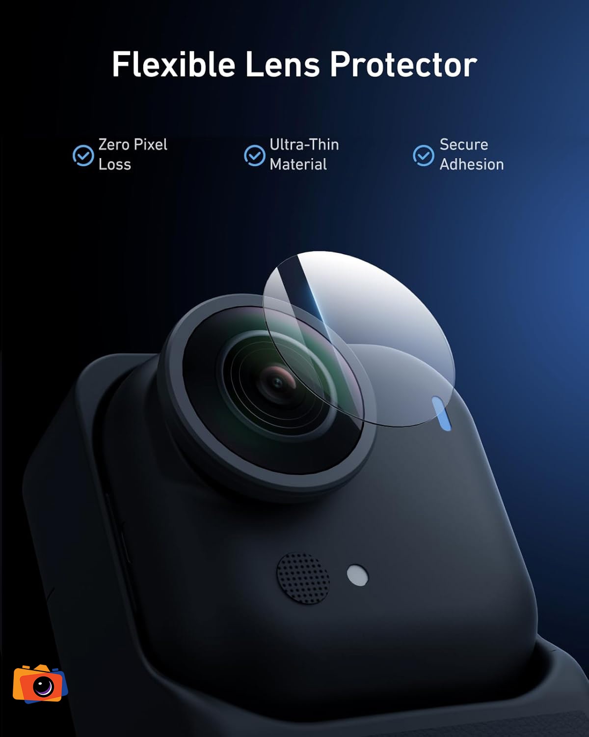 Miếng dán bảo vệ màn hình TELESIN cho Insta360 Go Ultra - chi tiết bổ sung 1
