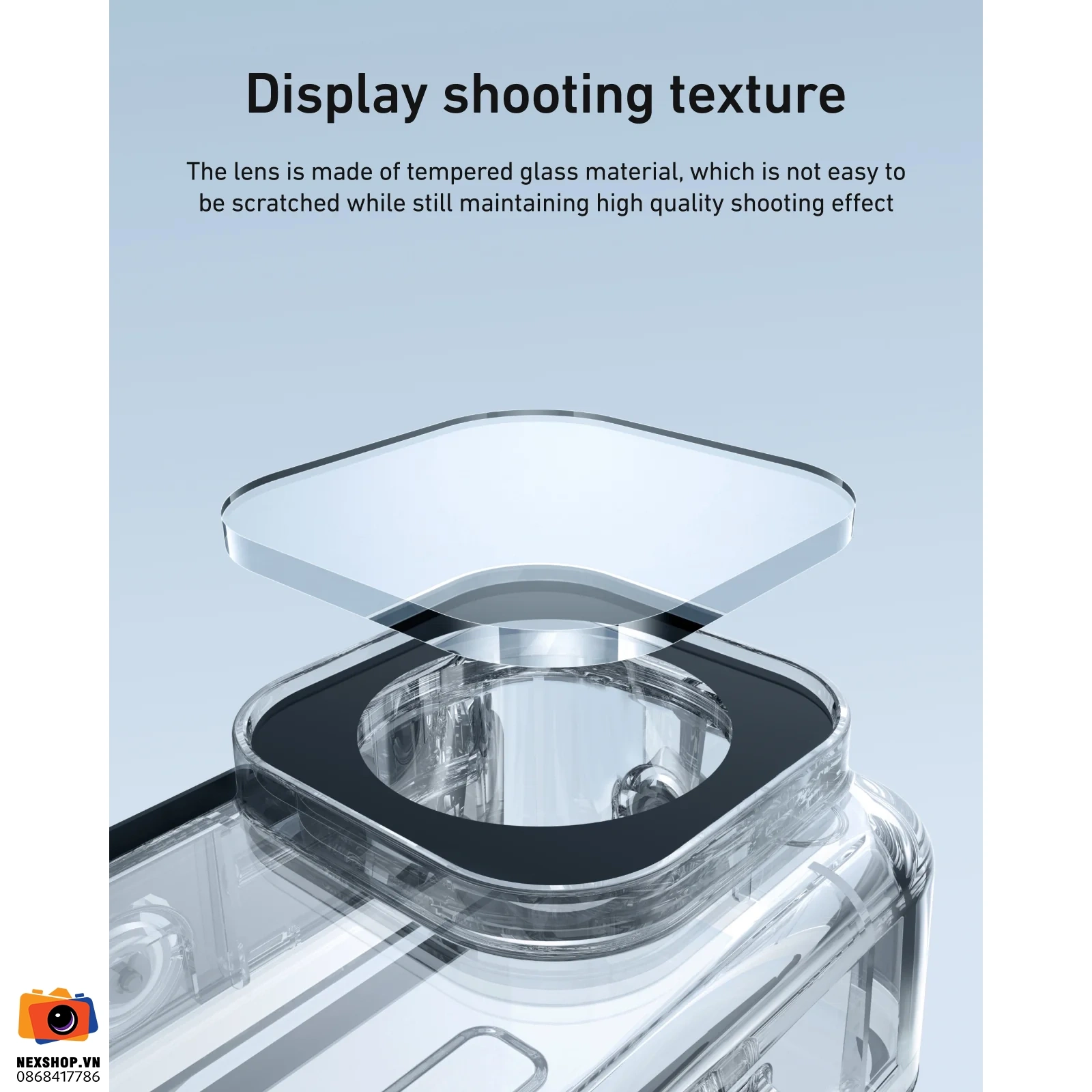 TELESIN Waterproof case for DJI Osmo Action 6