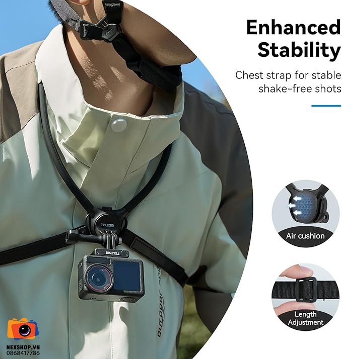 Dây đeo cổ TELESIN cho Action Camera Neck Mount SE2.0 (black)