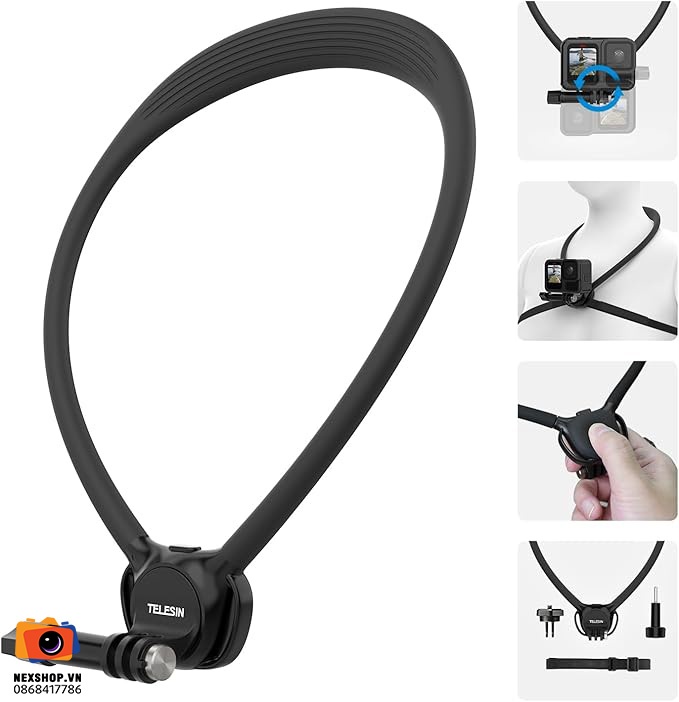 Dây đeo cổ TELESIN cho Action Camera Neck Mount SE2.0 (black)