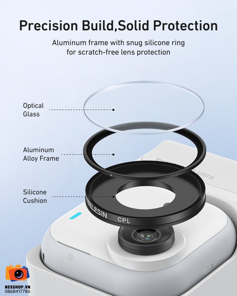 TELESIN Go Ultra Filter Set (CPL + ND8/16/32)