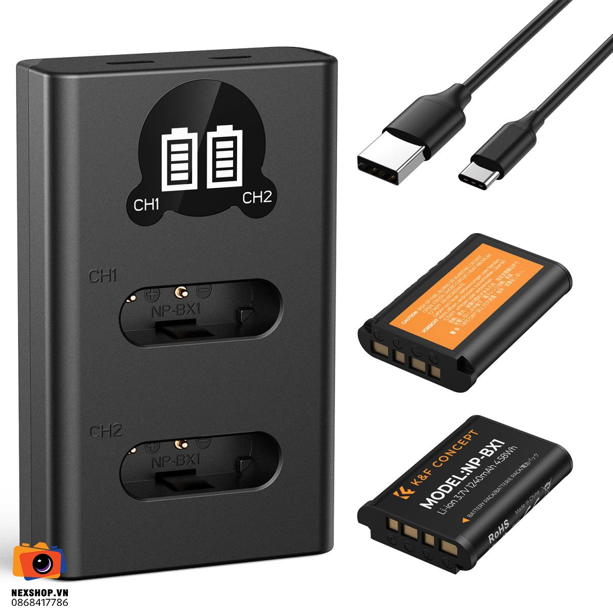 Pin K&F NP-FW50 Quay liên tục cả ngày