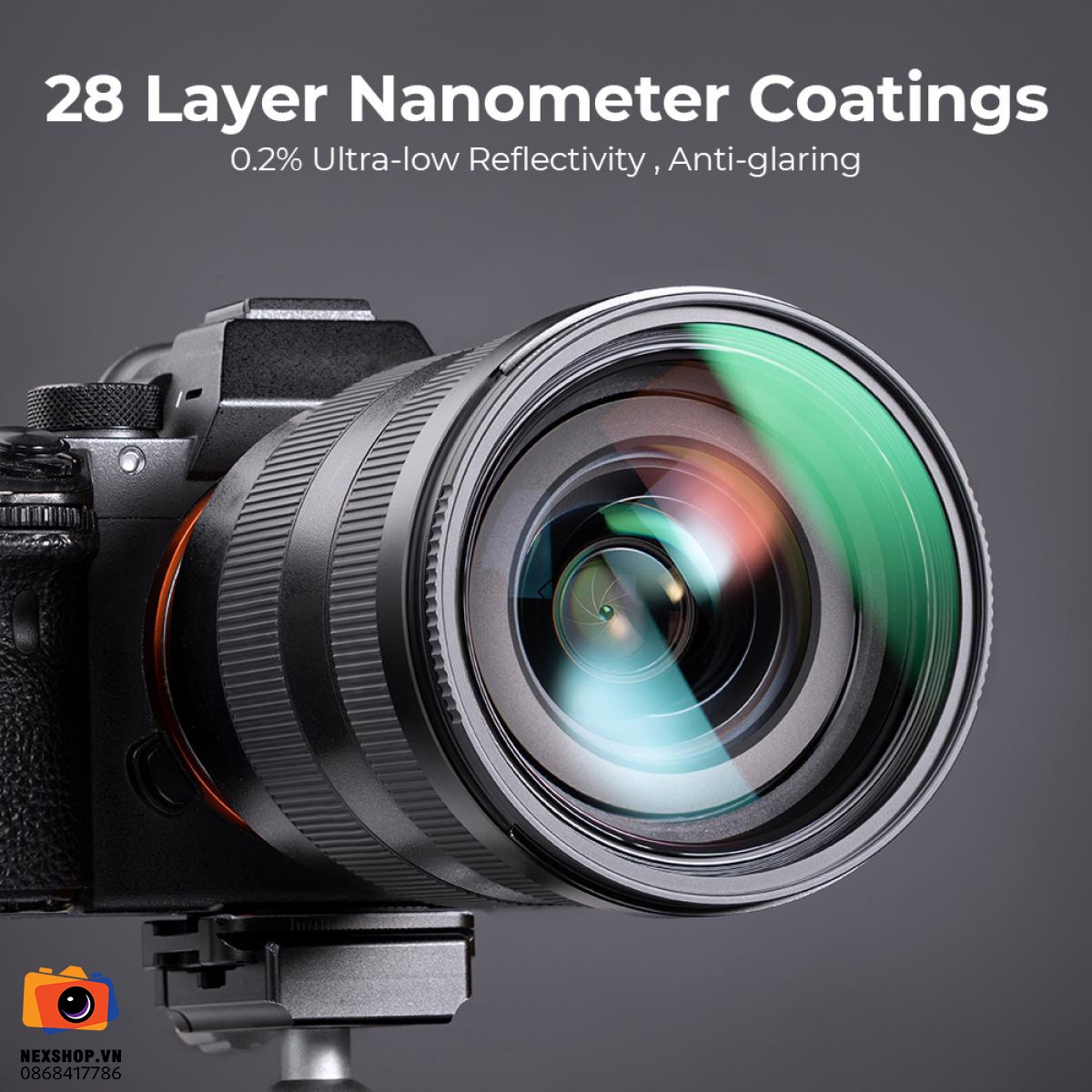 Kính lọc KNF Concept Nano X MCUV 95mm | Chính hãng - khả năng kết nối thiết bị