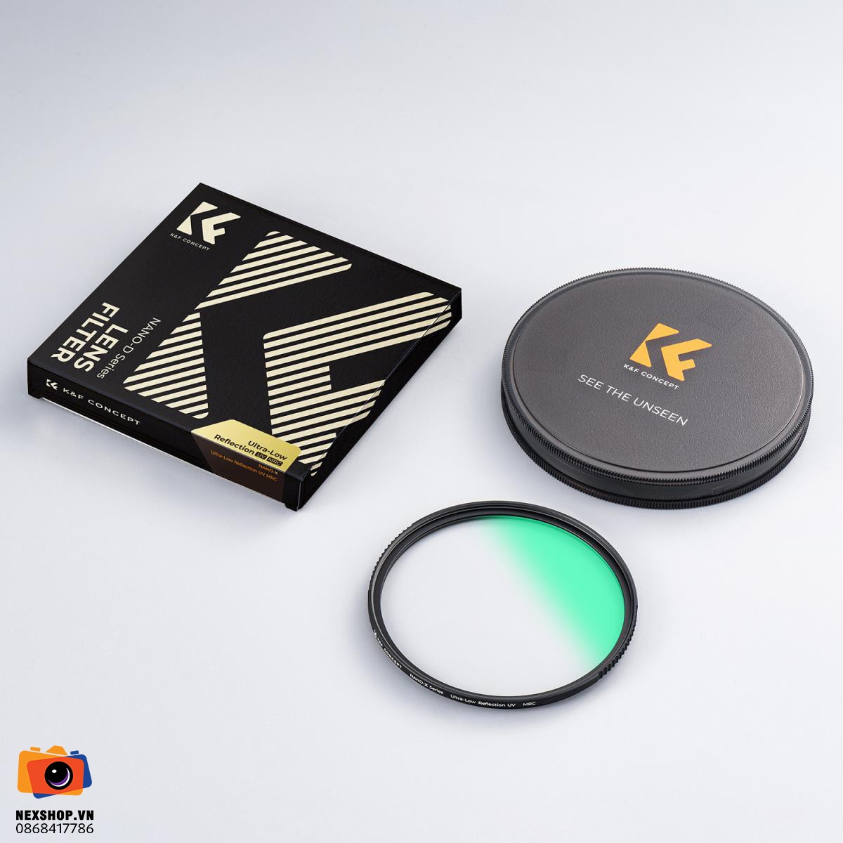 Kính lọc KNF Concept Nano X Ultra-low Reflection UV | 55mm