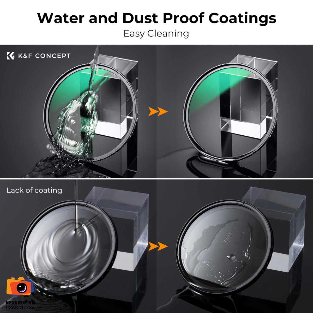 Kính lọc KNF Concept Nano X Ultra-low Reflection UV | 55mm