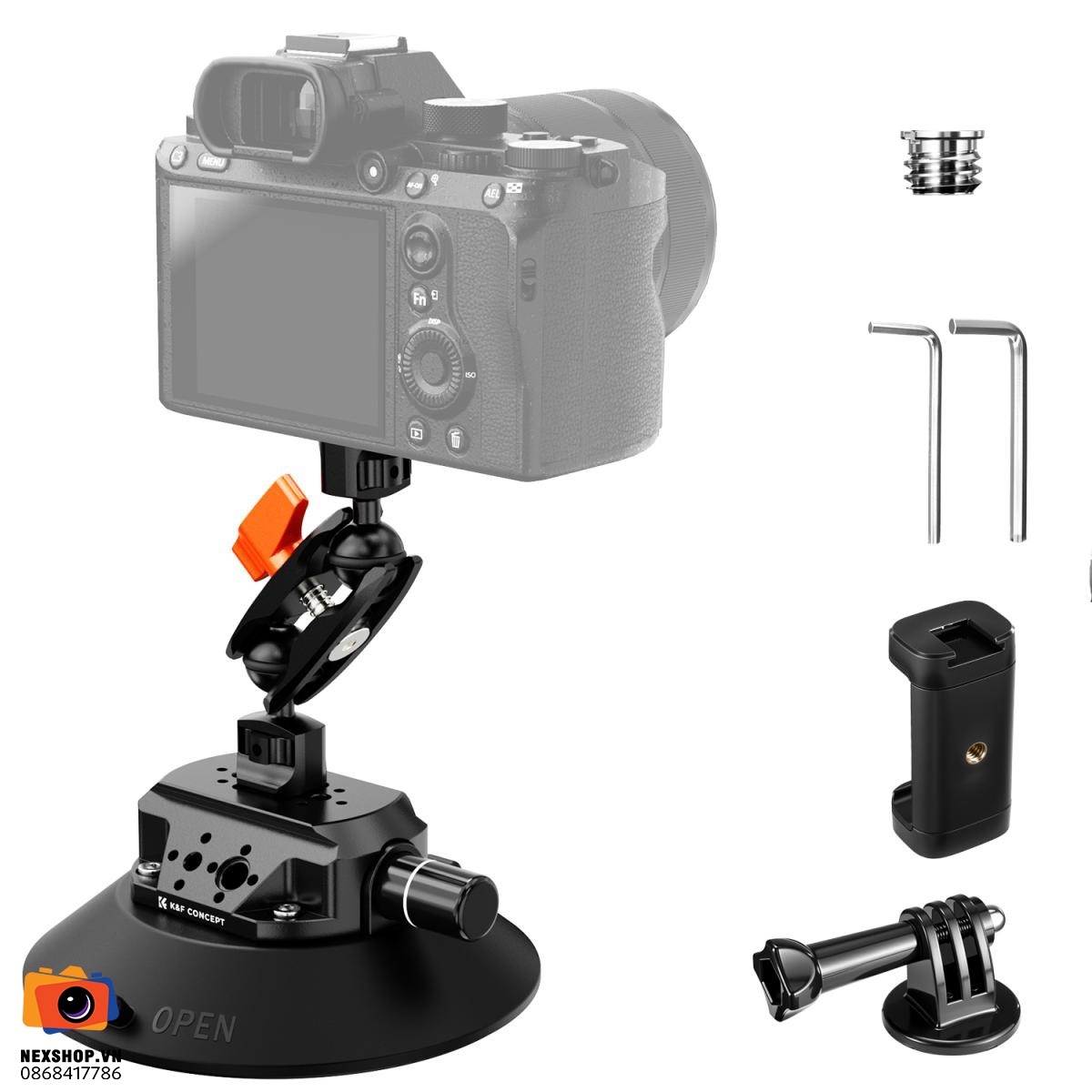 Suction Cup KNF Concept 6" MS45