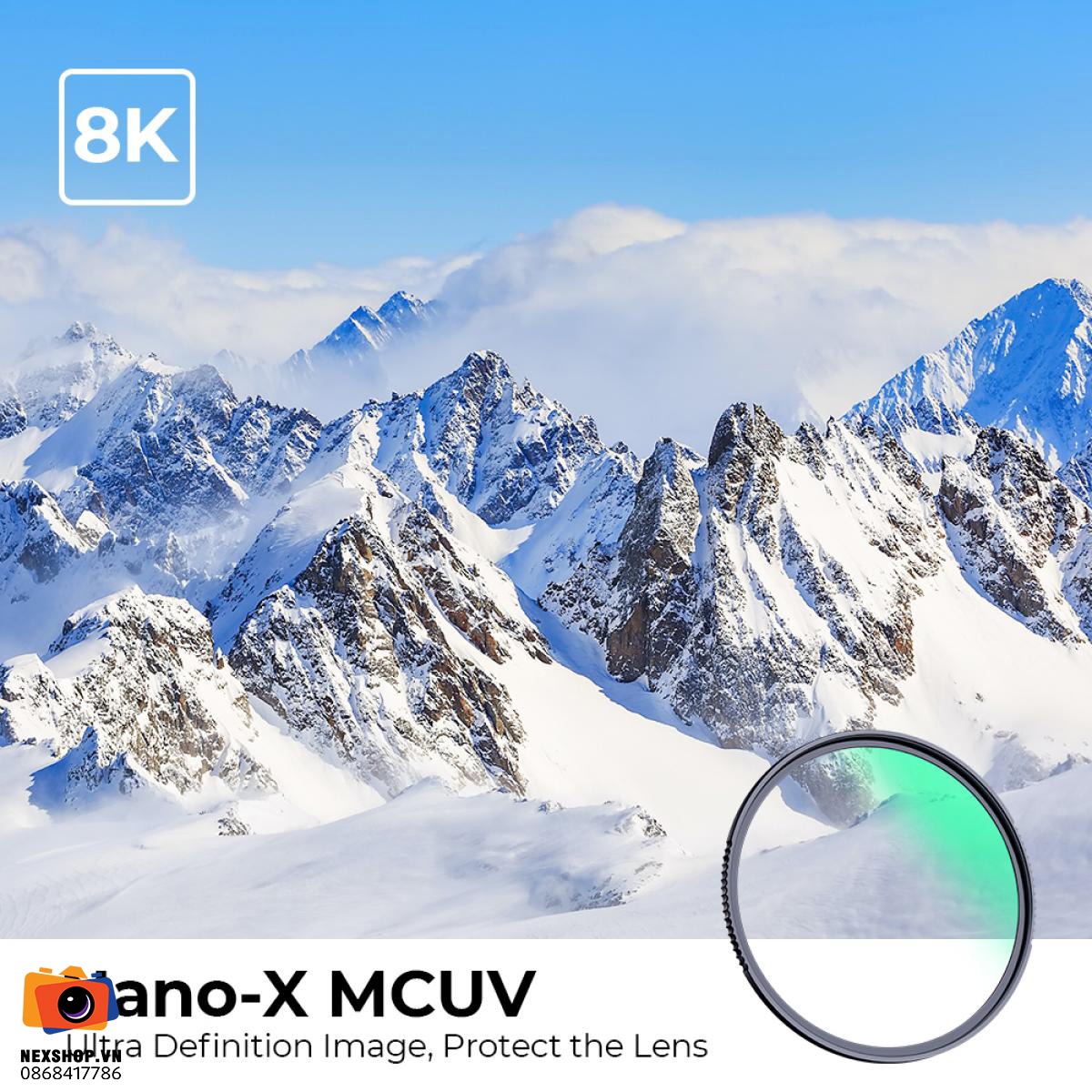 Kính lọc KNF Concept Nano X MCUV 105mm | Chính hãng - cấu hình hộp sạc