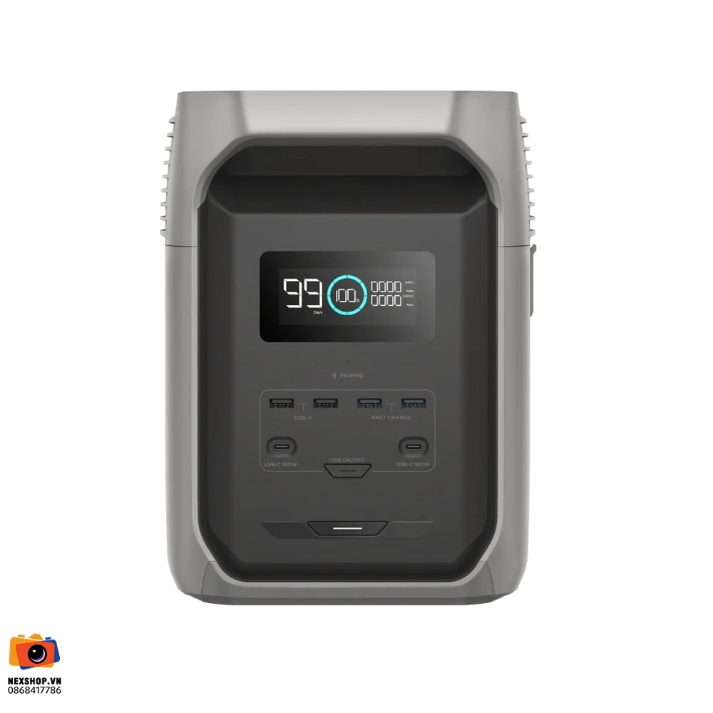 Trạm điện di động EcoFlow Delta 3 1500 | 1536Wh 1800W | Chính hãng | FullVAT