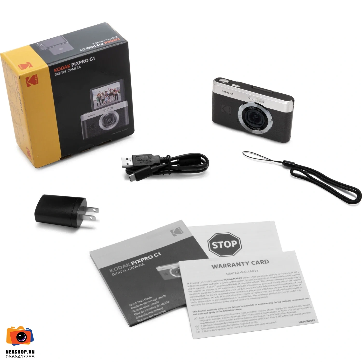 Máy ảnh Kodak Pixpro C1 | Đen | Chính hãng