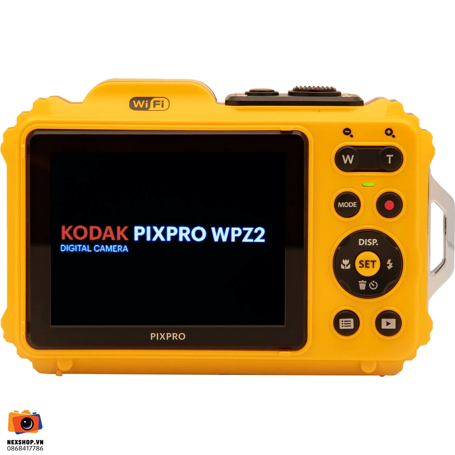 Máy ảnh Kodak Pixpro WPZ2 chống nước | Màu Vàng | Chính hãng - thiet ke va phu kien