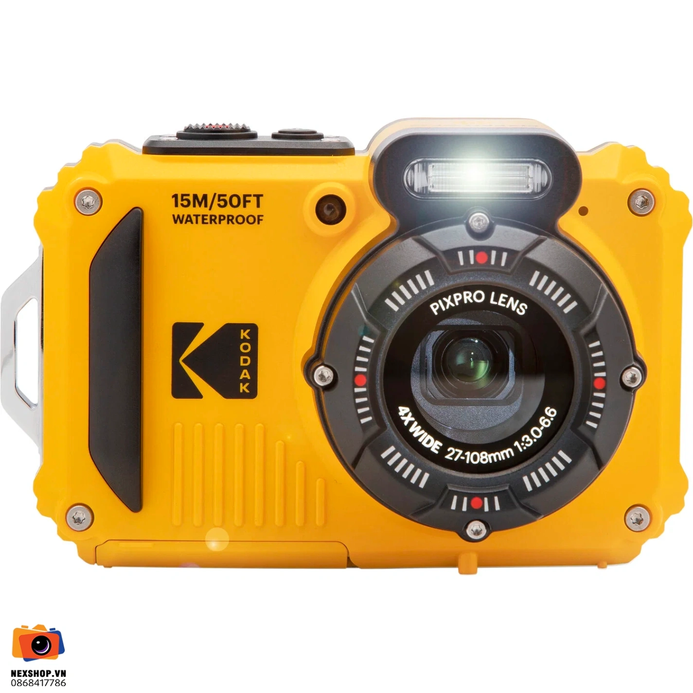 Máy ảnh Kodak Pixpro WPZ2 chống nước | Màu Vàng | Chính hãng