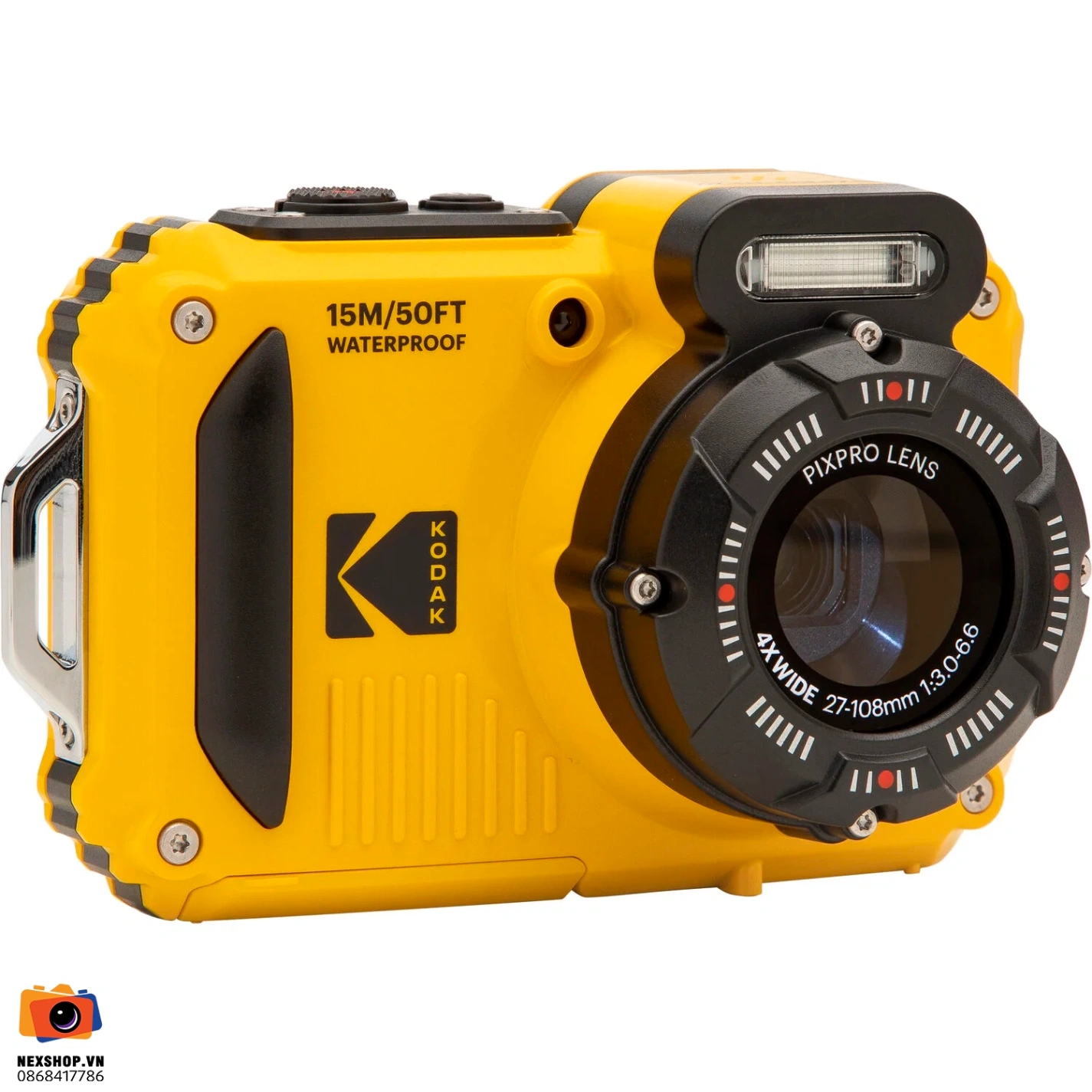 Máy ảnh Kodak Pixpro WPZ2 chống nước | Màu Vàng | Chính hãng