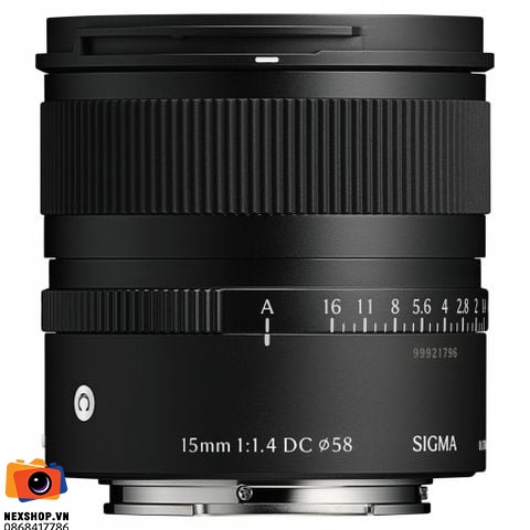 Ống kính Sigma 15mm F1.4 DC Contemporary For Sony E | Chính hãng
