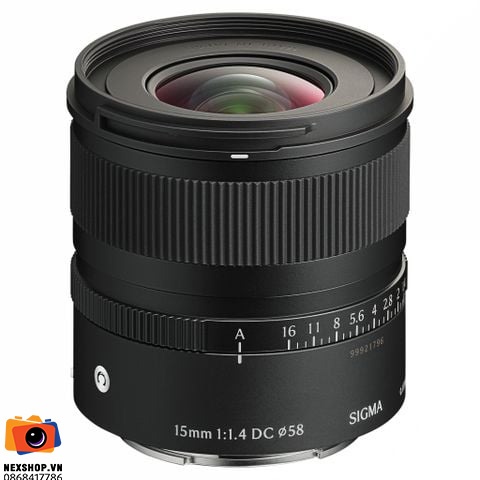 Ống kính Sigma 15mm F1.4 DC Contemporary For Sony E | Chính hãng