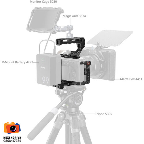 Advanced Cage Kit with Battery Plate for Sony FX2 | Full VAT