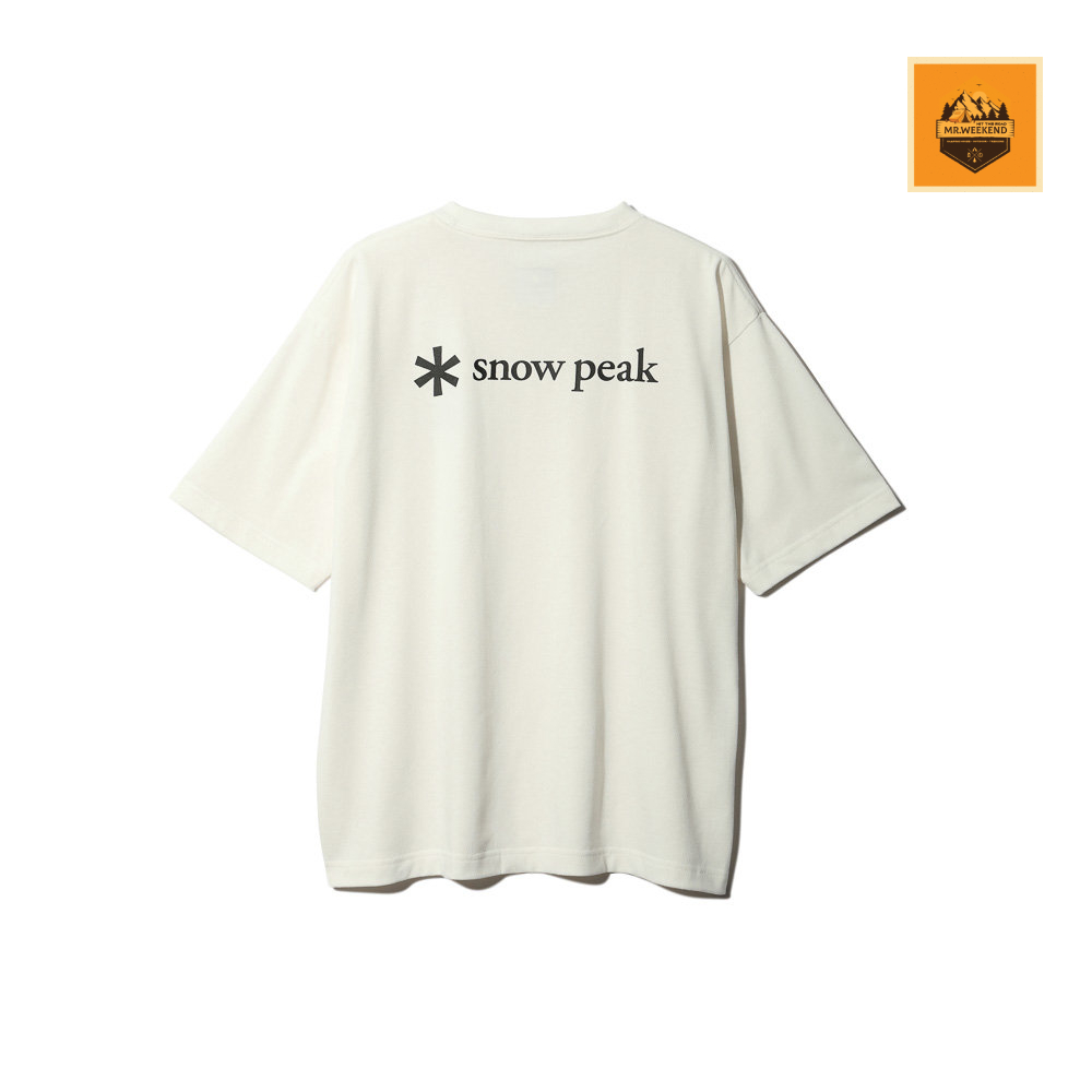 Áo Thun Snow Peak Back Printed Logo T Shirt White | Chính hãng