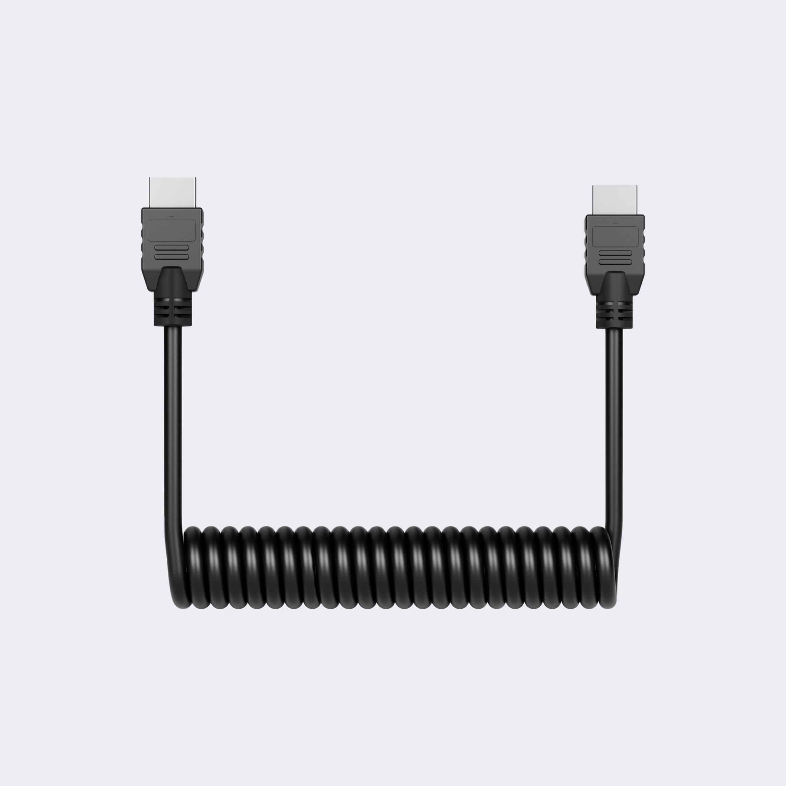 Atomos Coiled HDMI Cable – Full to Full HDMI - 50cm | Chính hãng