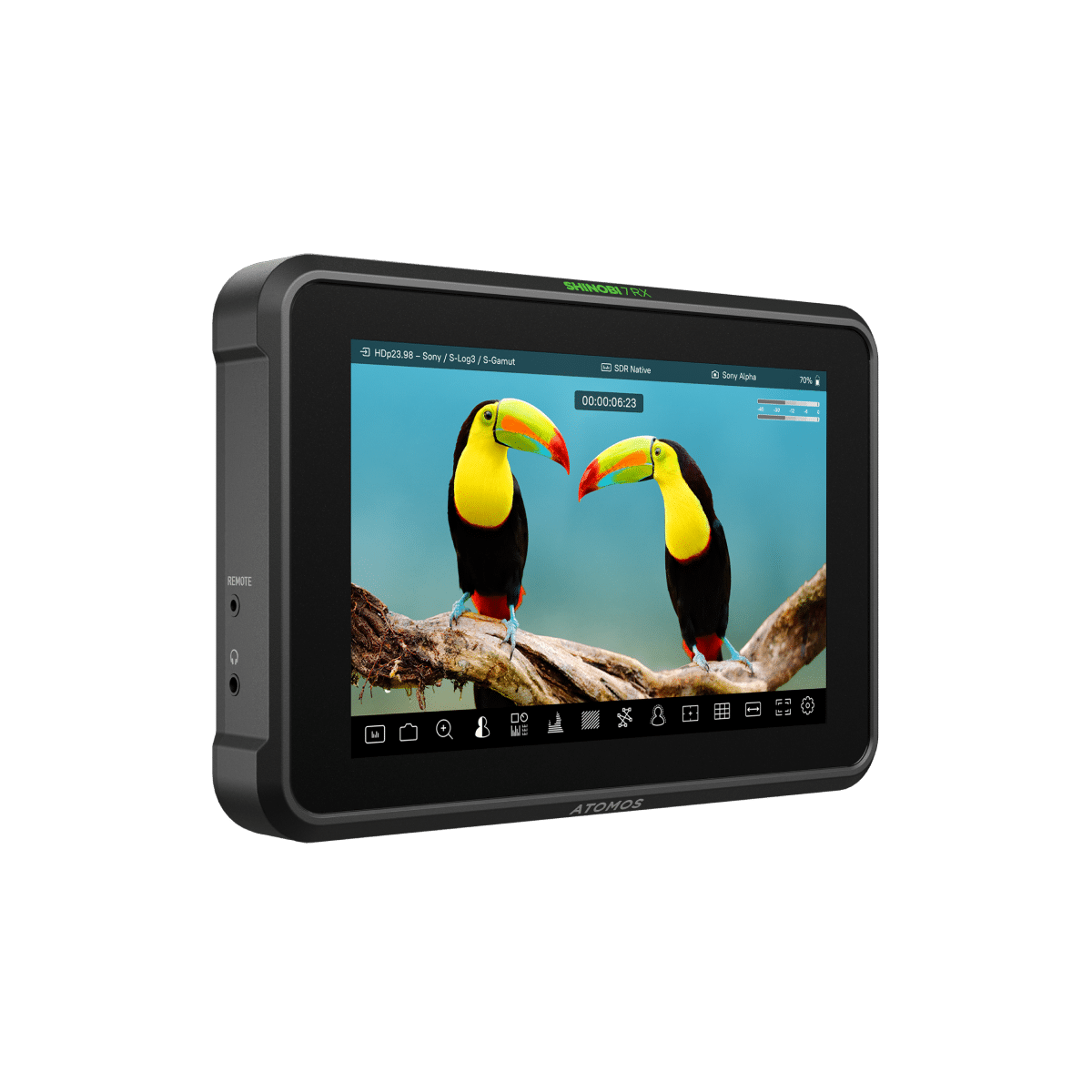 Atomos Shinobi 7 RX Monitor & Receiver + TX Transmitter Bundle | - thiết kế và phụ kiện