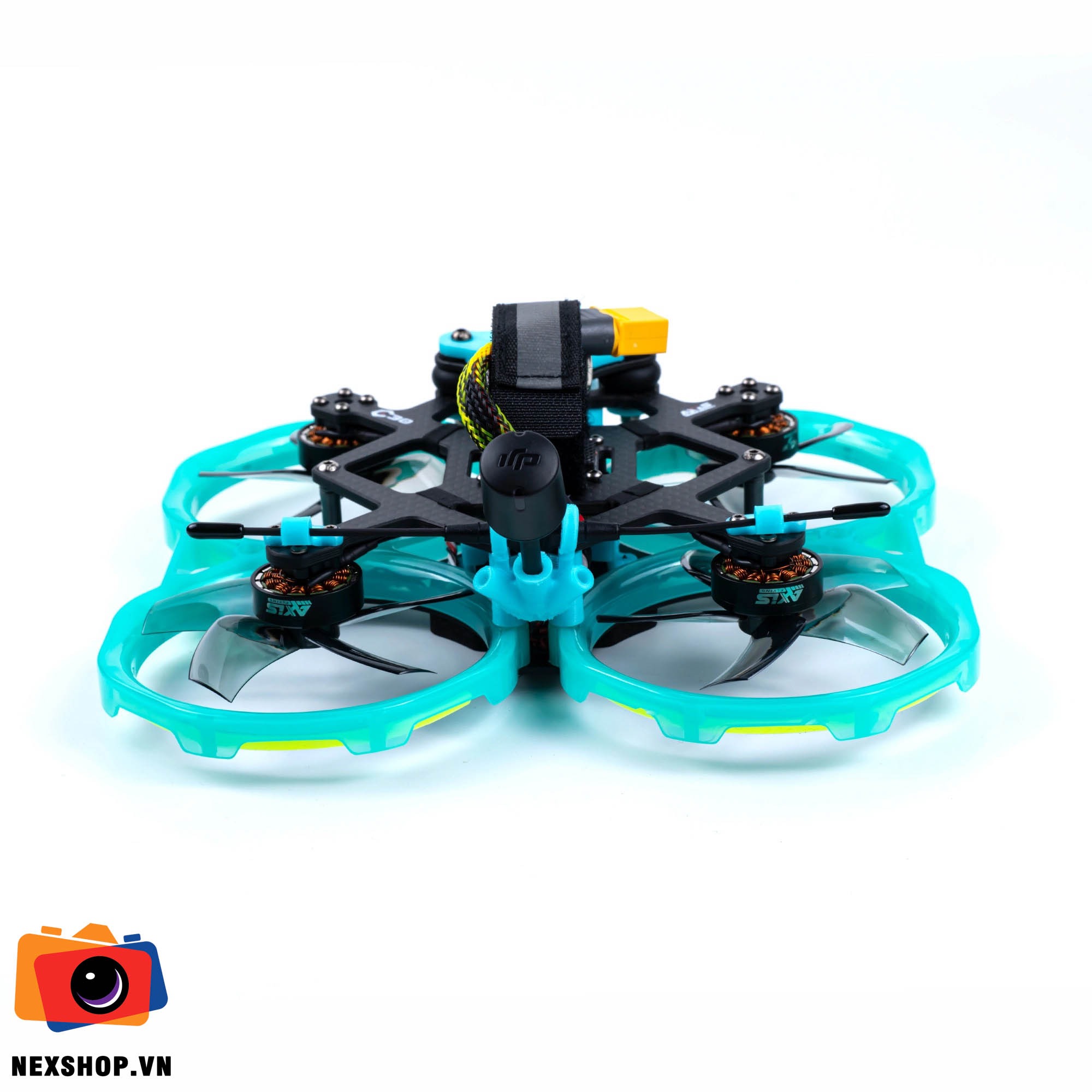 Axisflying Cineon C30 3inch Cinewhoop DJI O3 Air Unit Drone 6S（Clear Blue-Green）
