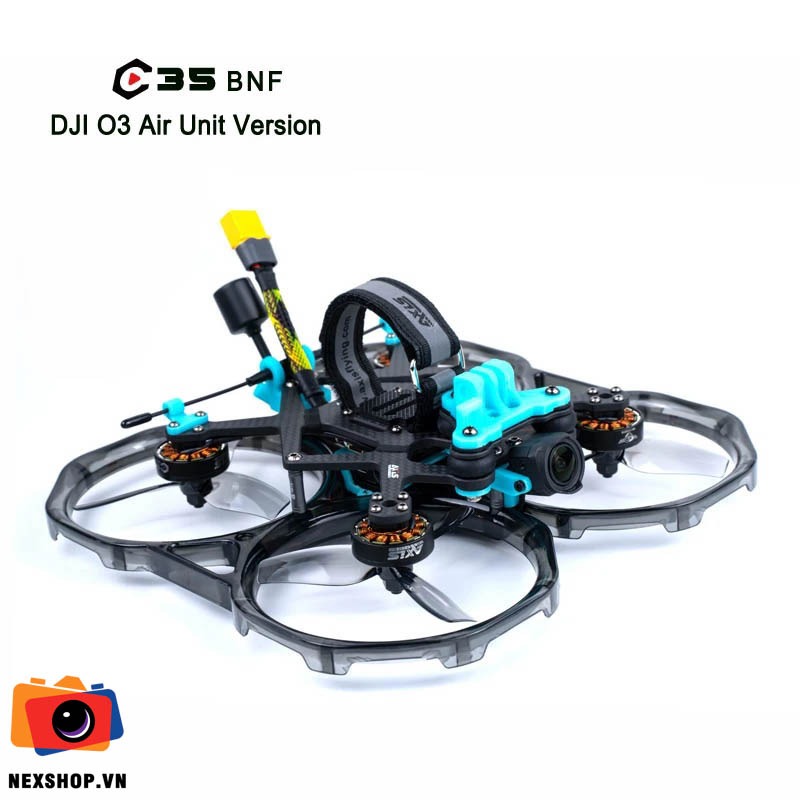 Axisflying Cineon C35 3.5inch Cinewhoop / Cinematic DJI O3 BNF - 6S（Clear Gray）