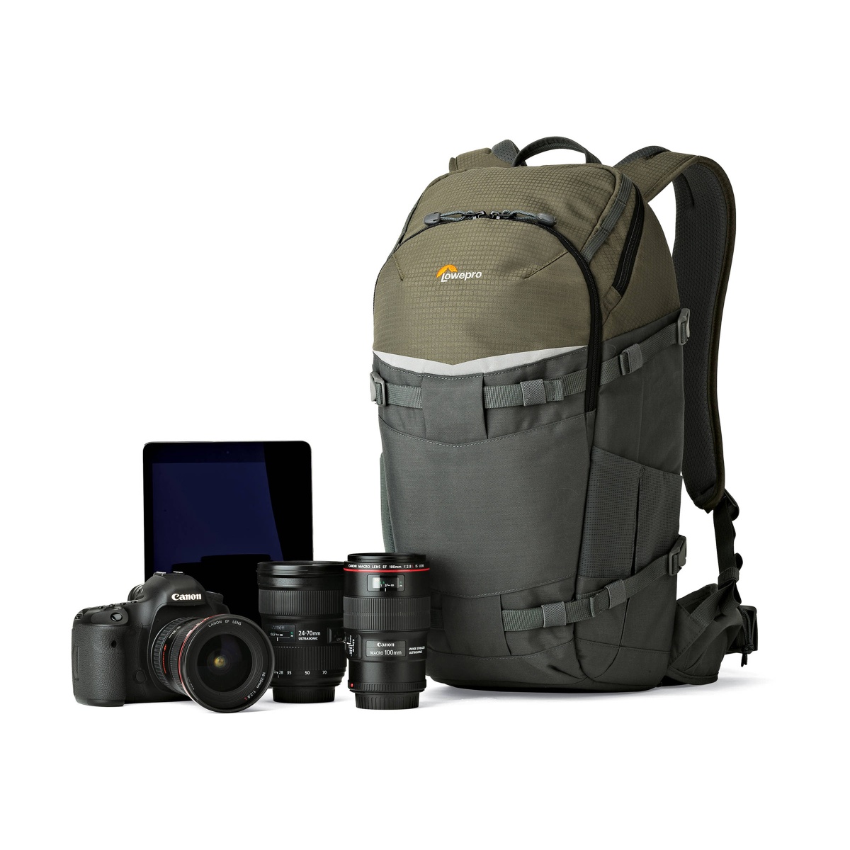 Balo máy ảnh Lowepro Flipside Trek BP 350 AW (Grey) | Chính hãng | Fullvat