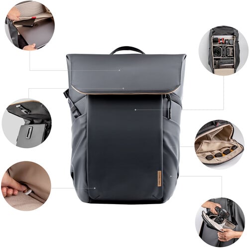 Balo máy ảnh PGYTECH OneGo Air 25L (Obsidian Black) | Chính hãng